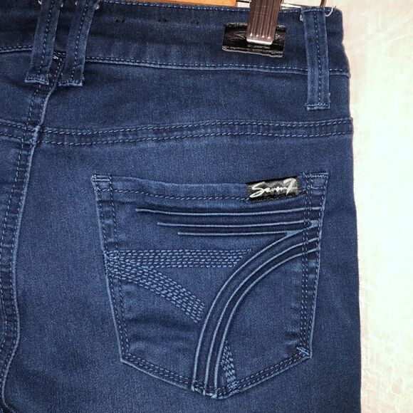 Seven7 Size 4 High Rise Skinny Dark Wash Jeans - Picture 12 of 16